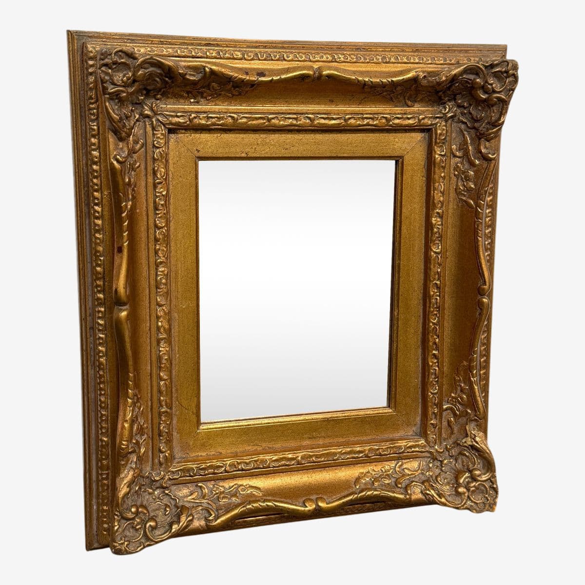 Vintage Gilt Carved Wall Mirror - Image 1