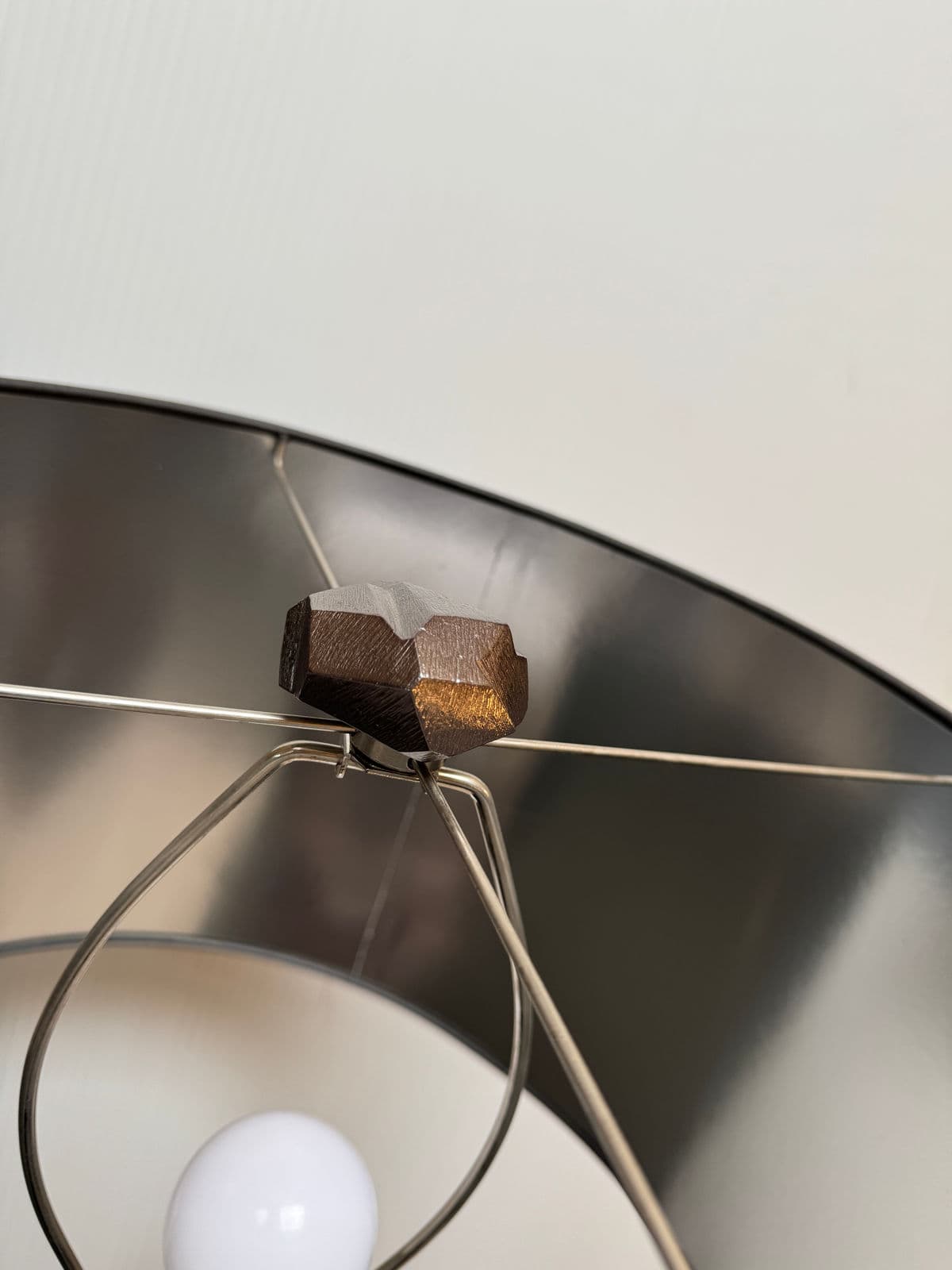 Michael Aram Black Nickel Rock Floor Lamp - Thumbnail 5