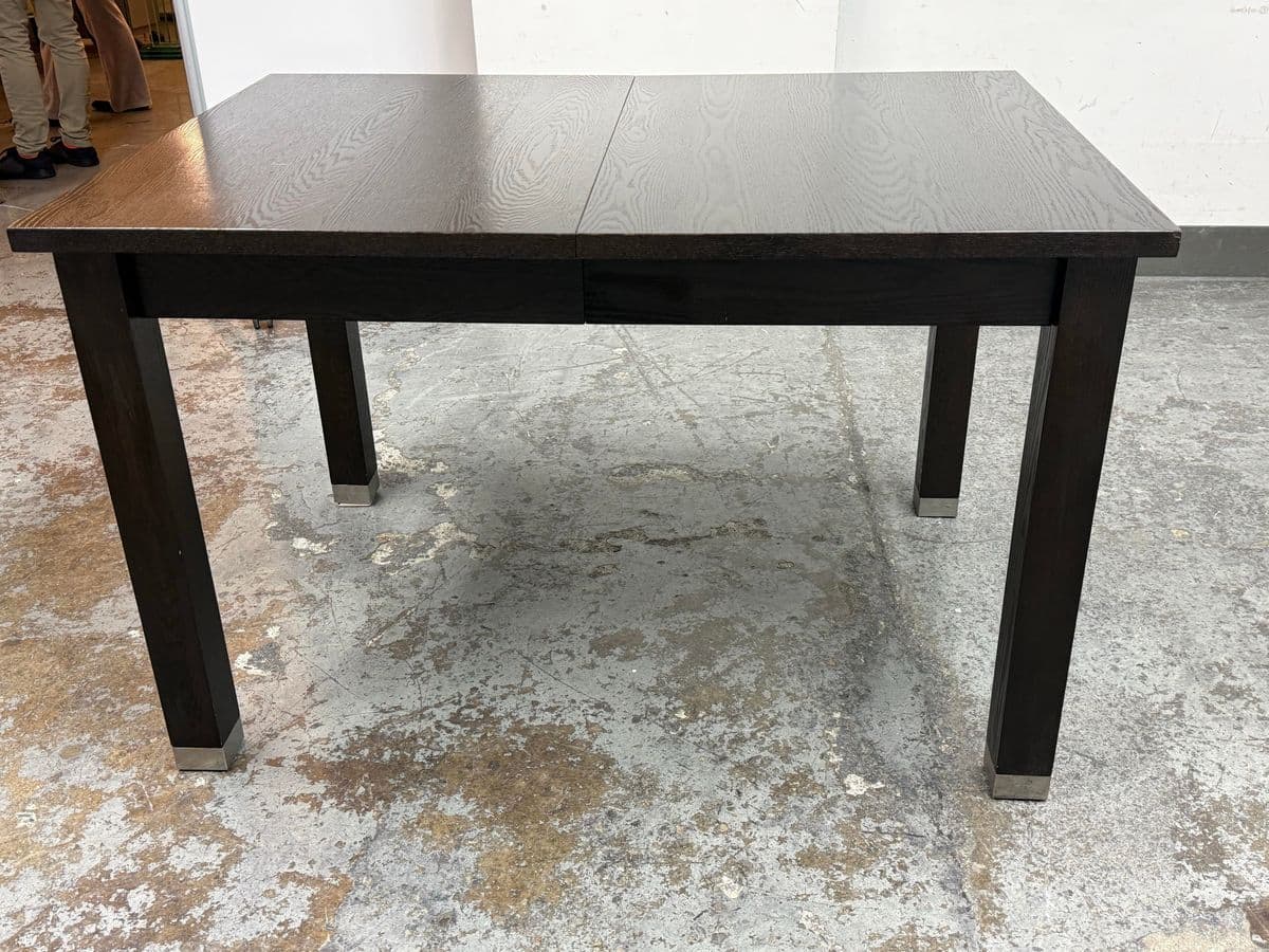 Contemporary Butterfly Leaf Compact Extension Dining Table - Thumbnail 3