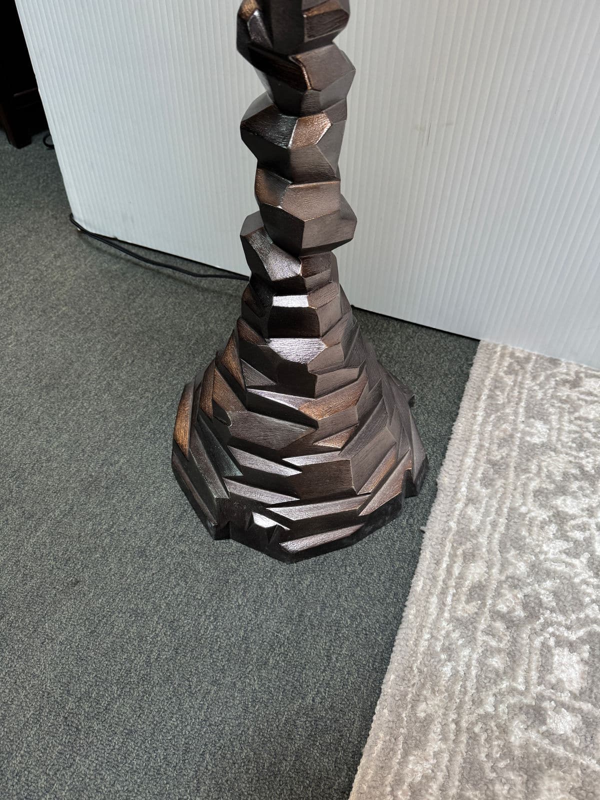 Michael Aram Black Nickel Rock Floor Lamp - Thumbnail 7