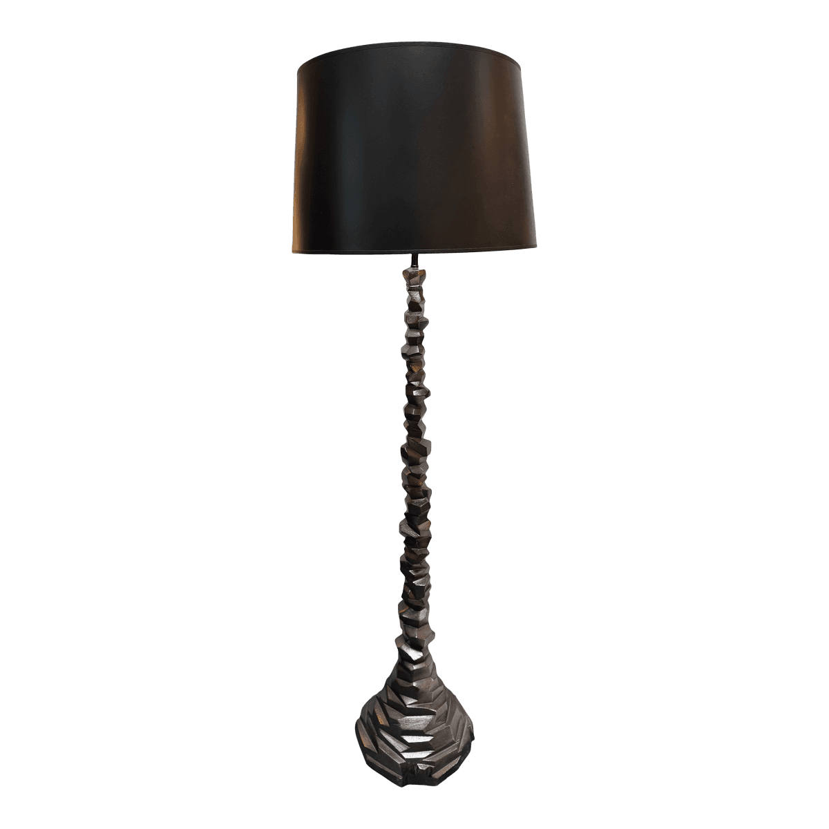 Michael Aram Black Nickel Rock Floor Lamp - Thumbnail 2