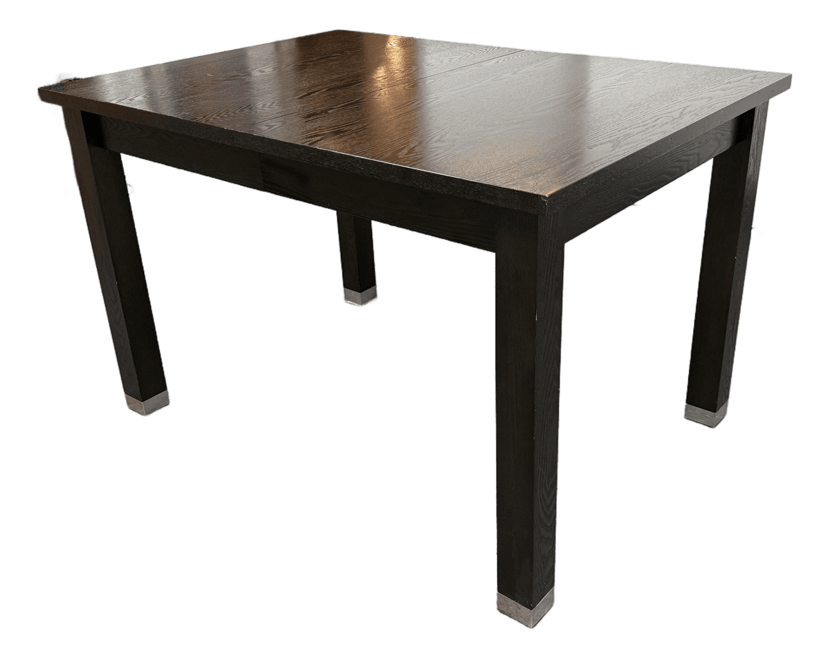 Contemporary Butterfly Leaf Compact Extension Dining Table - Thumbnail 2