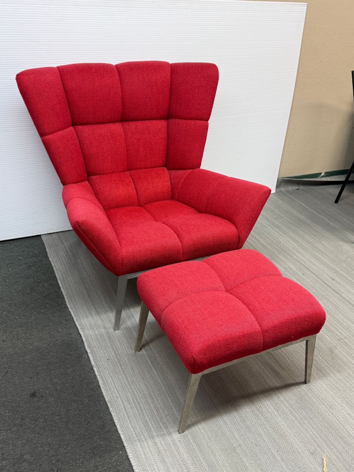 Vioski Furniture Tuulla Chair + Ottoman, Set - Thumbnail 4