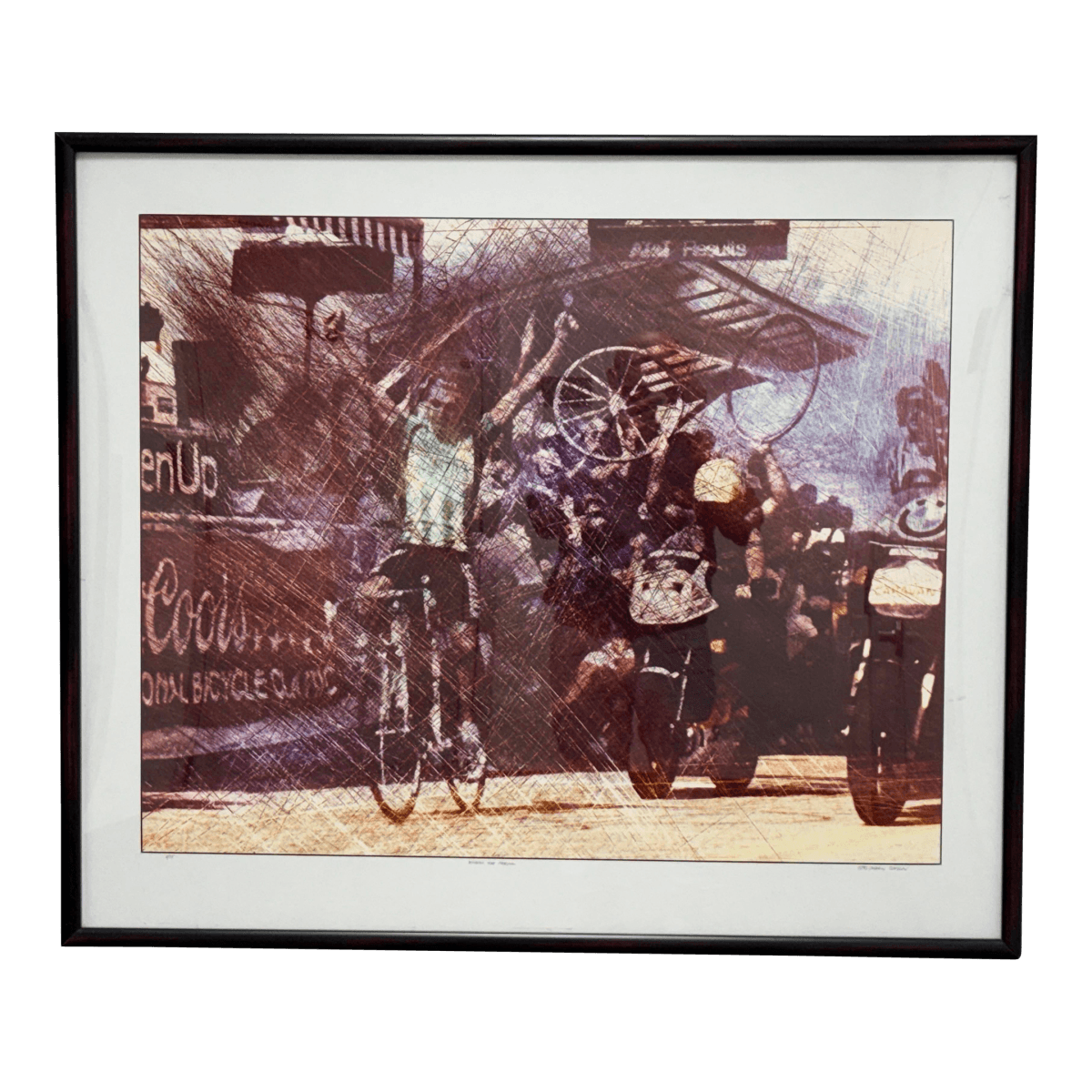 Circa 1990 Andrew Carson "Winning the Morgul" Numbered Print, Signed - Thumbnail 2