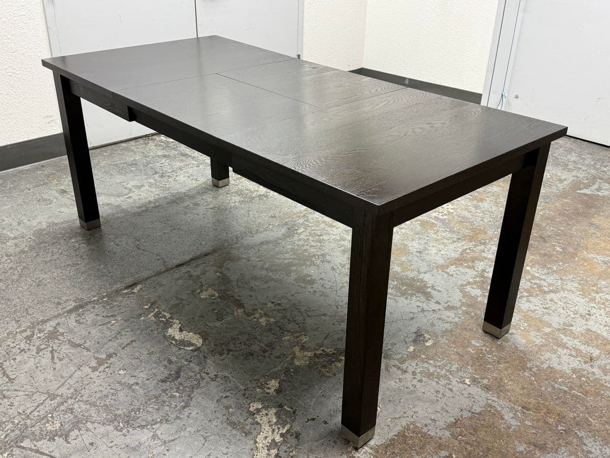 Contemporary Butterfly Leaf Compact Extension Dining Table - Thumbnail 10