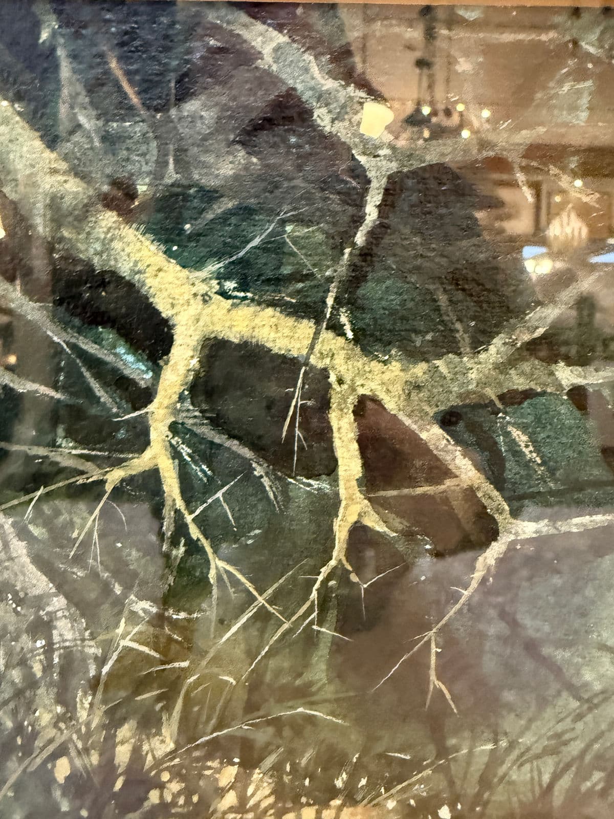 Circa 1972 David Solomon "Summer Woods" Original Watercolor Painting, Framed - Thumbnail 11