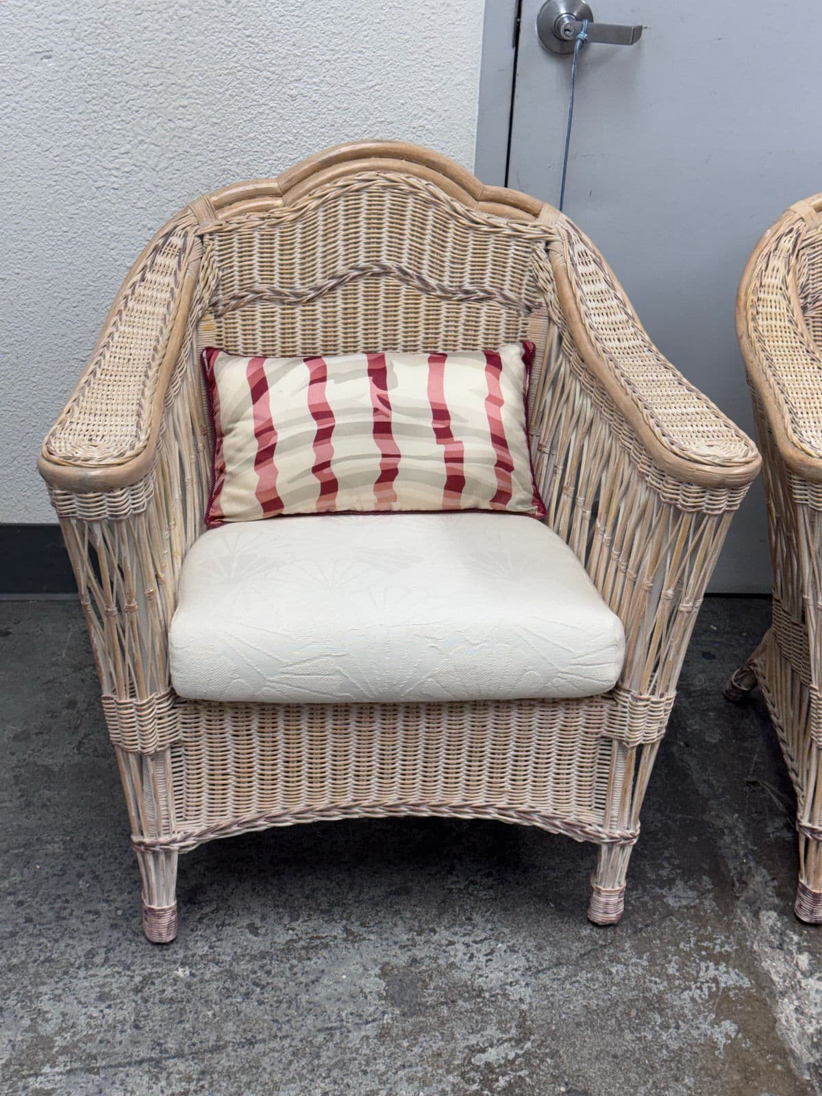 Vintage Typhoon International Corporation Wicker Chairs, Pair - Thumbnail 5