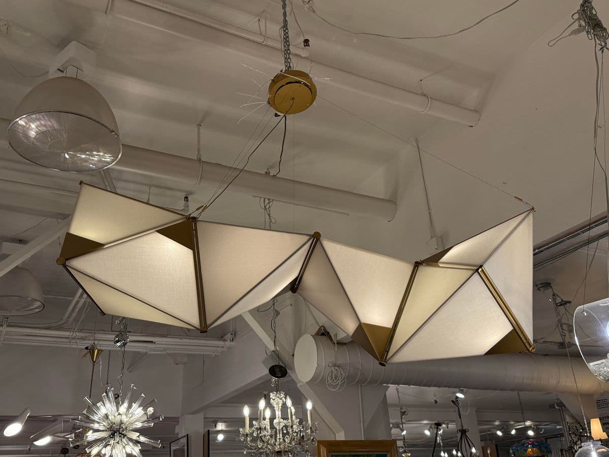 James Dieter Ketta Light Fixture Customized in Brushed Matte Gold - Thumbnail 5