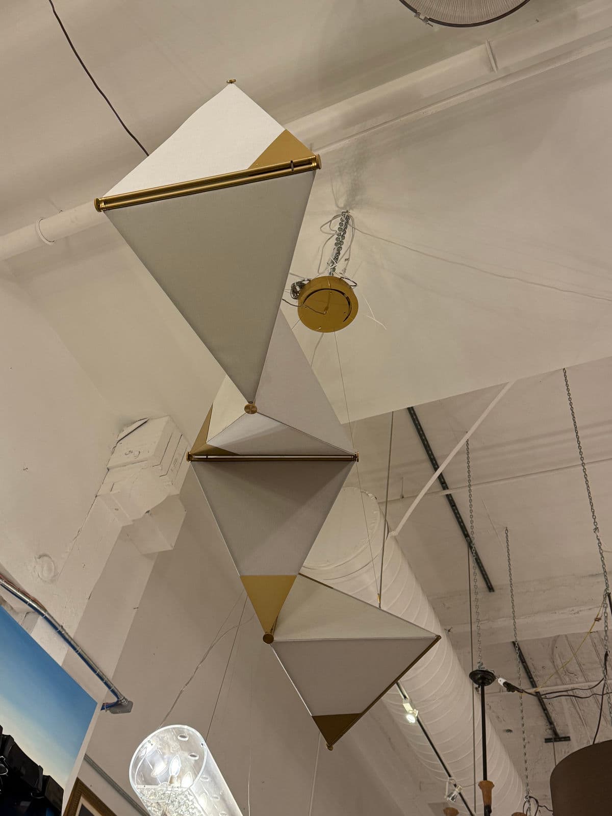 James Dieter Ketta Light Fixture Customized in Brushed Matte Gold - Thumbnail 9