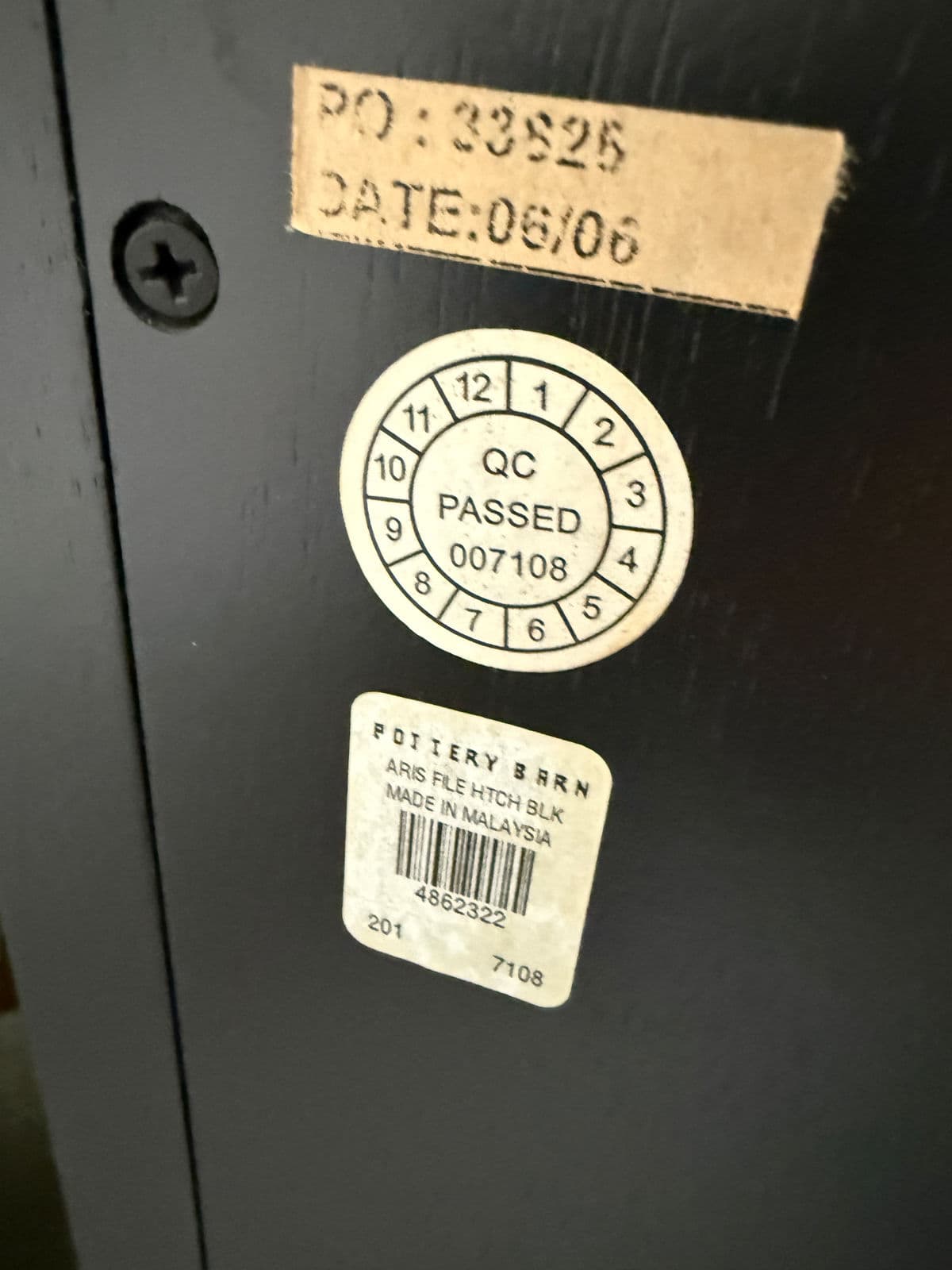 Pottery Barn Aris File Hutch Bookcase - Thumbnail 4