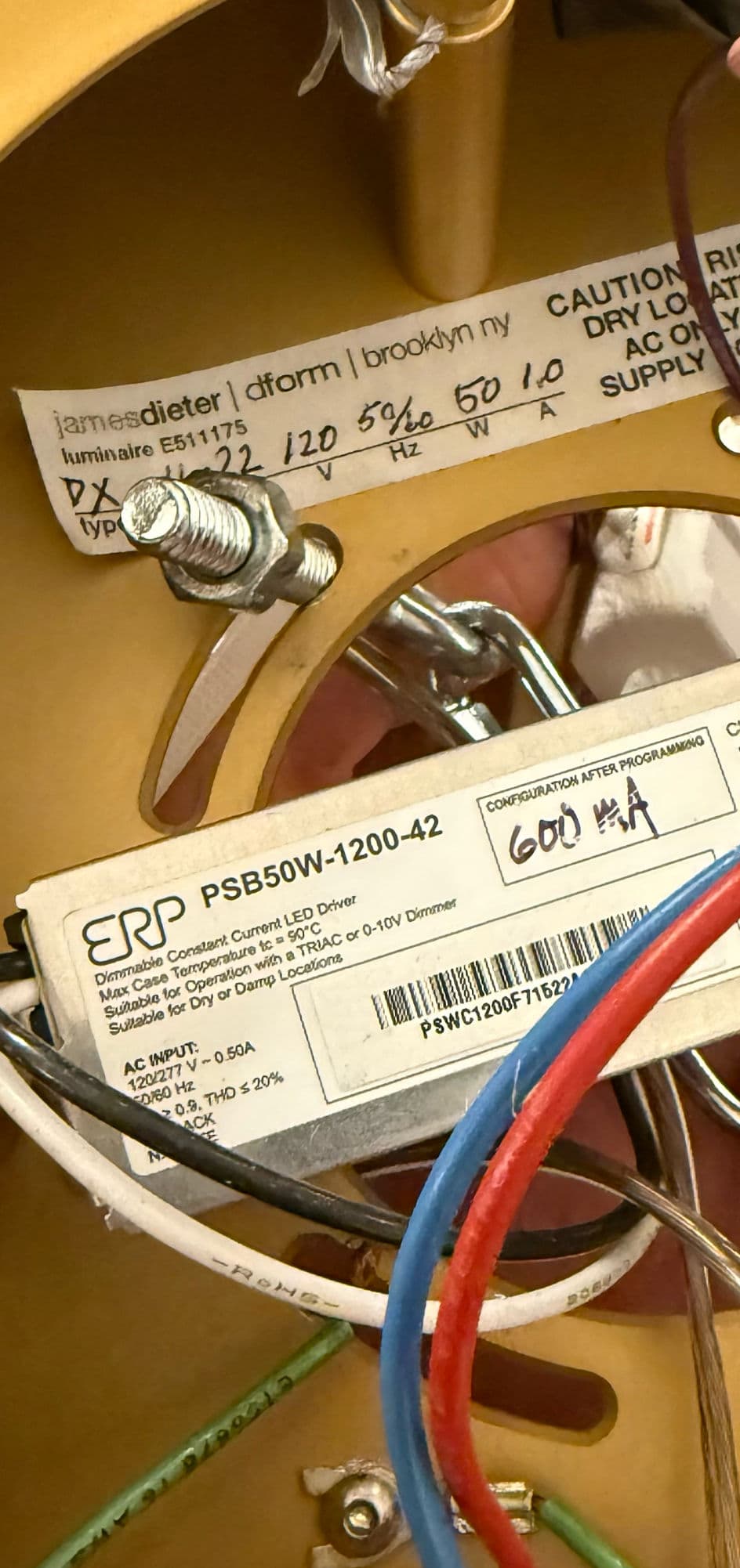 James Dieter Ketta Light Fixture Customized in Brushed Matte Gold - Thumbnail 15