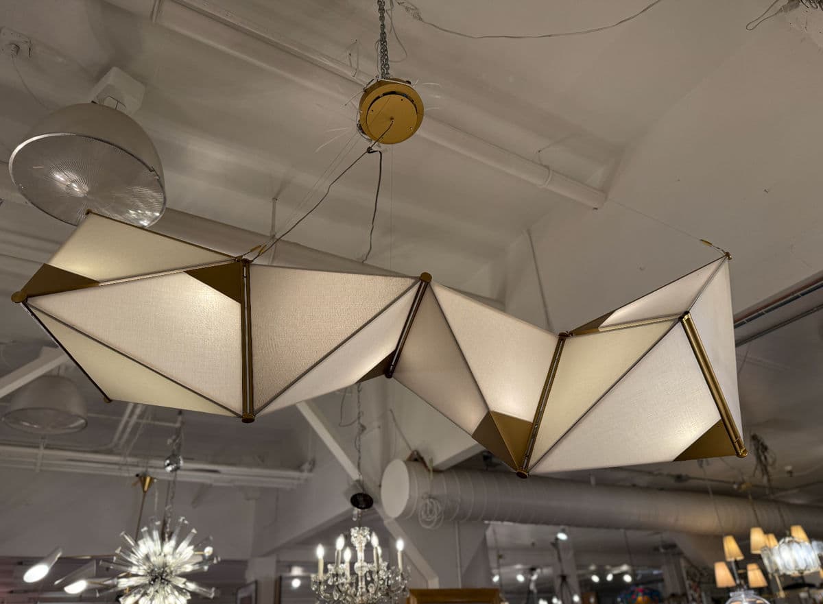 James Dieter Ketta Light Fixture Customized in Brushed Matte Gold - Thumbnail 17