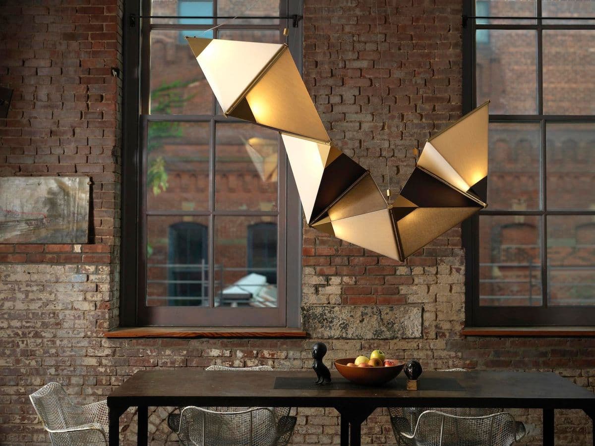 James Dieter Ketta Light Fixture Customized in Brushed Matte Gold - Thumbnail 19