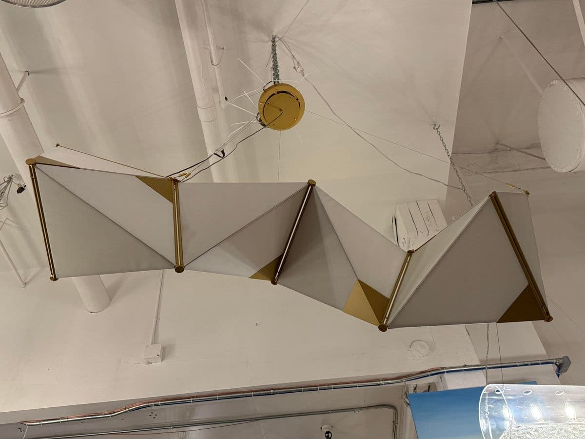 James Dieter Ketta Light Fixture Customized in Brushed Matte Gold - Thumbnail 6