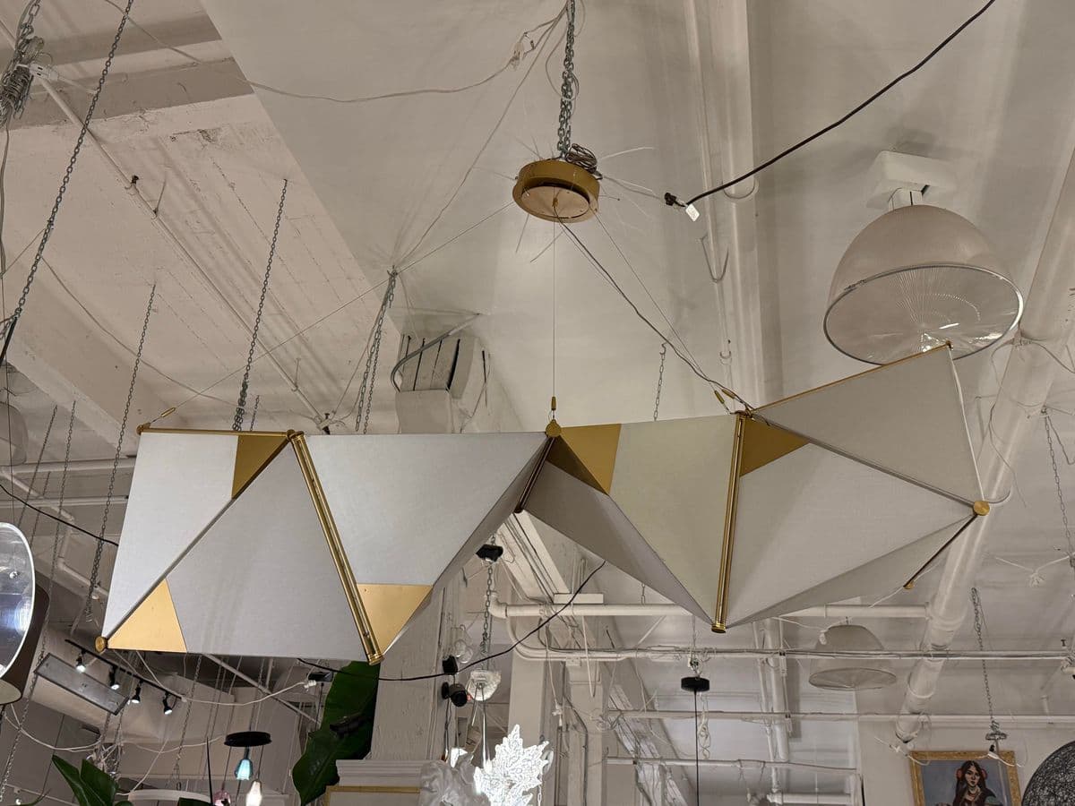 James Dieter Ketta Light Fixture Customized in Brushed Matte Gold - Thumbnail 8