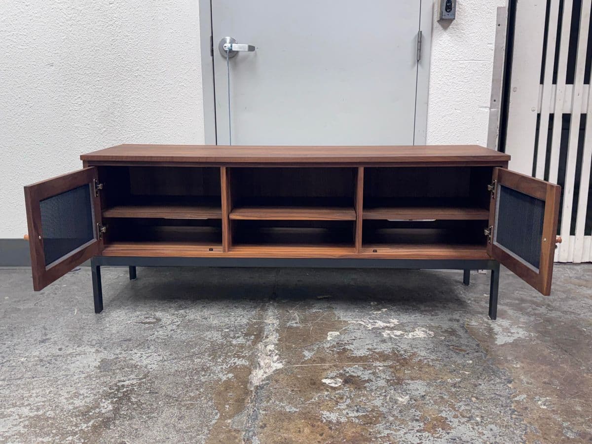 Room & Board Linear Walnut Media Cabinet - Thumbnail 5