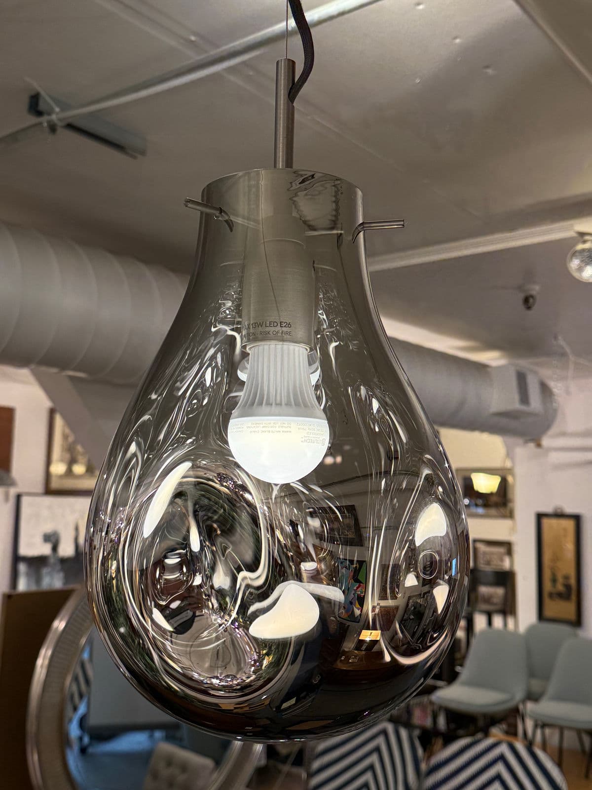 Bomma Silver Soap Pendant, Large - Thumbnail 3