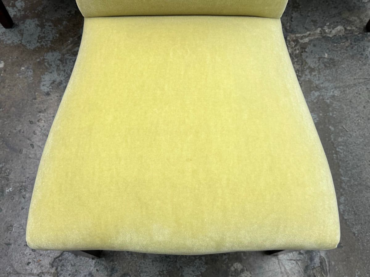 Hickory Chair Company Cabriole Side Dining Chairs in Kravet Limeade Mohair, Set of Six - Thumbnail 8