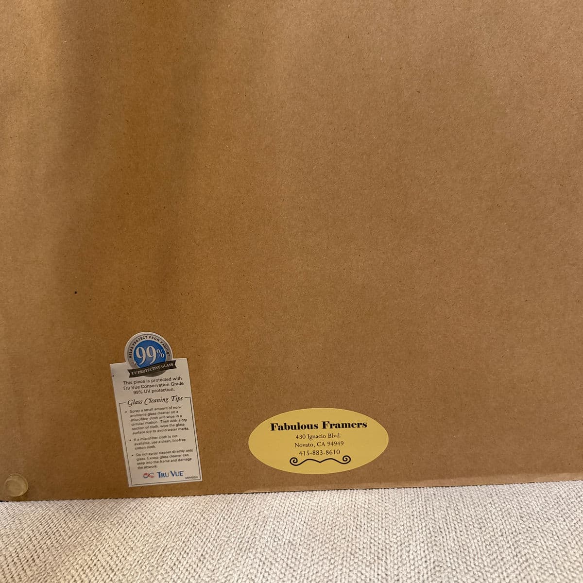 Circa 1921 Tavannes Watch Co. Bulletin De Marche Certificate, Framed - Thumbnail 9