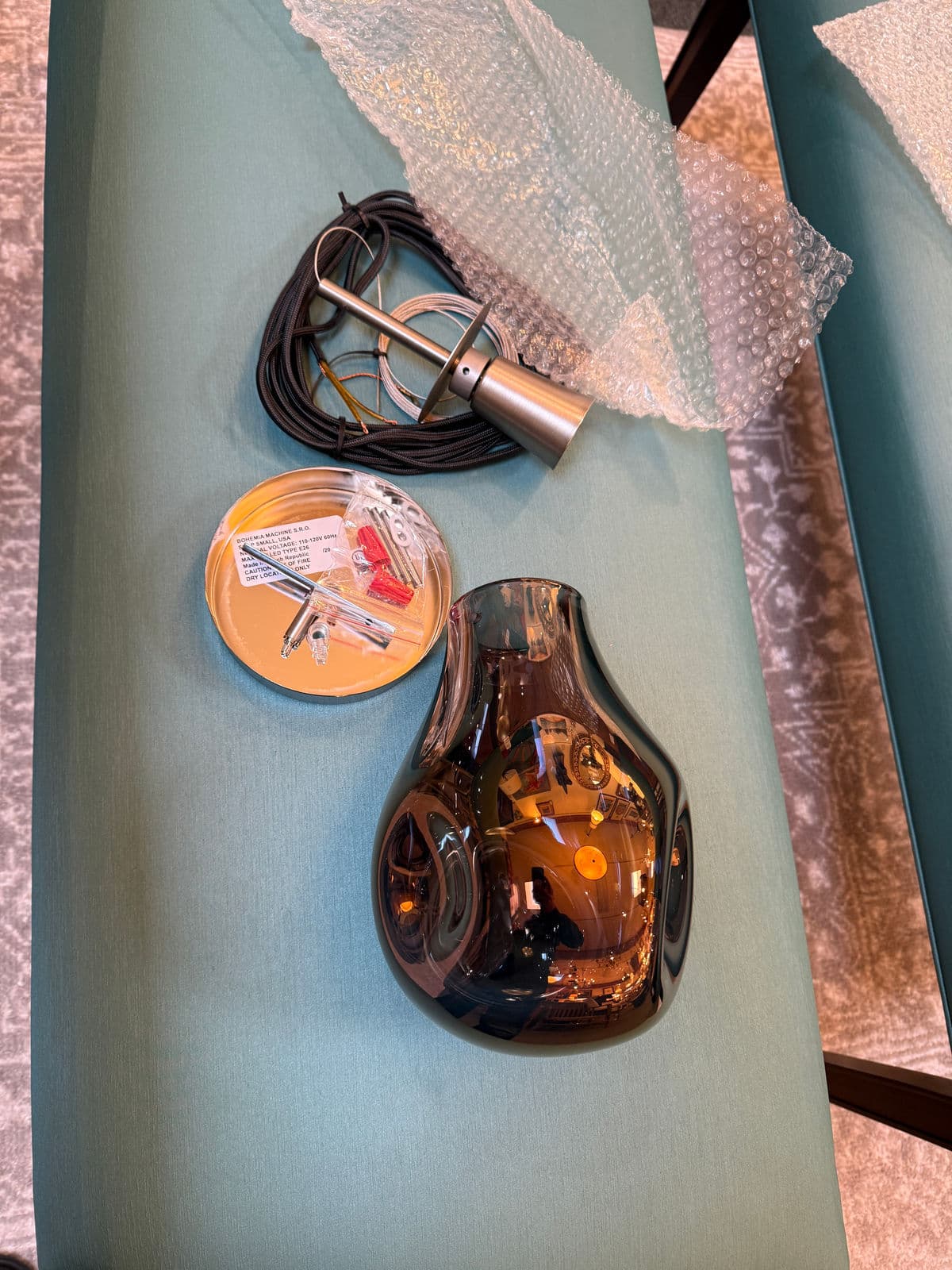 New BohemiaPurple + Stainless Soap Pendant, Small - Thumbnail 7