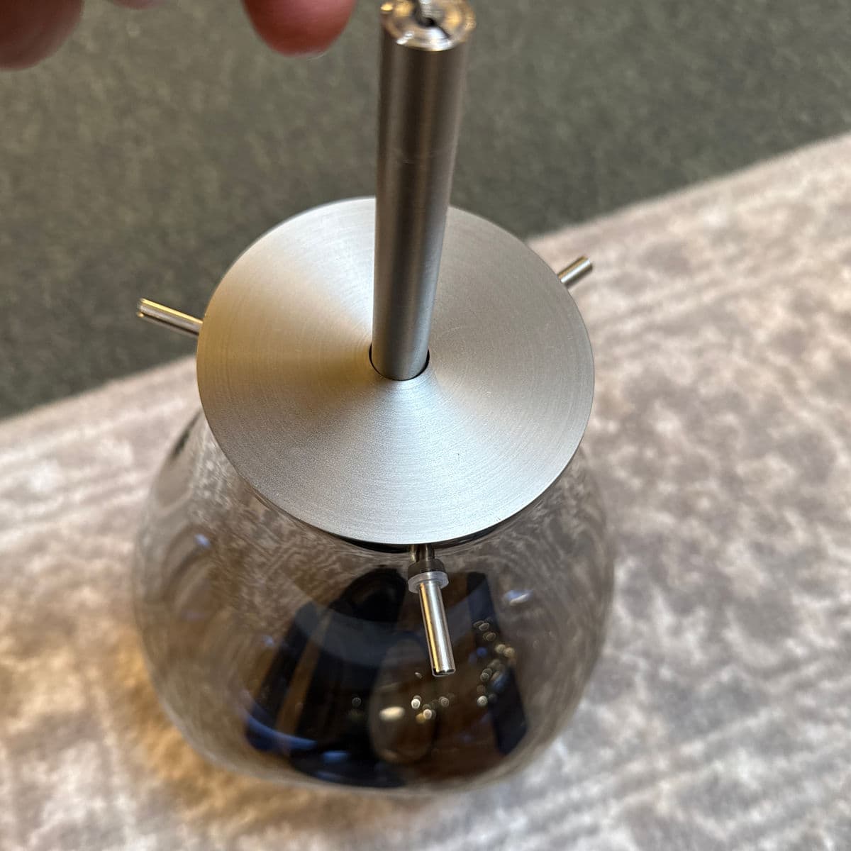 New BohemiaPurple + Stainless Soap Pendant, Small - Thumbnail 12