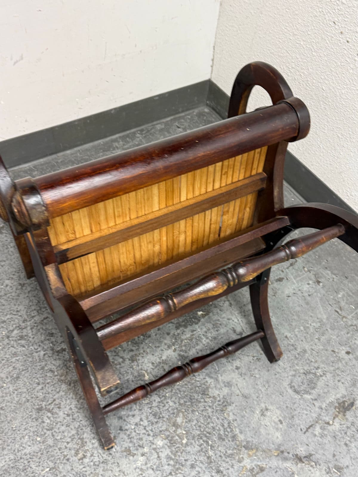 Colombian Bamboo + Mahogany Lounge Chair - Thumbnail 6