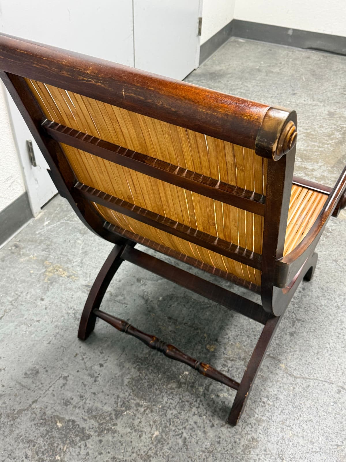 Colombian Bamboo + Mahogany Lounge Chair - Thumbnail 7