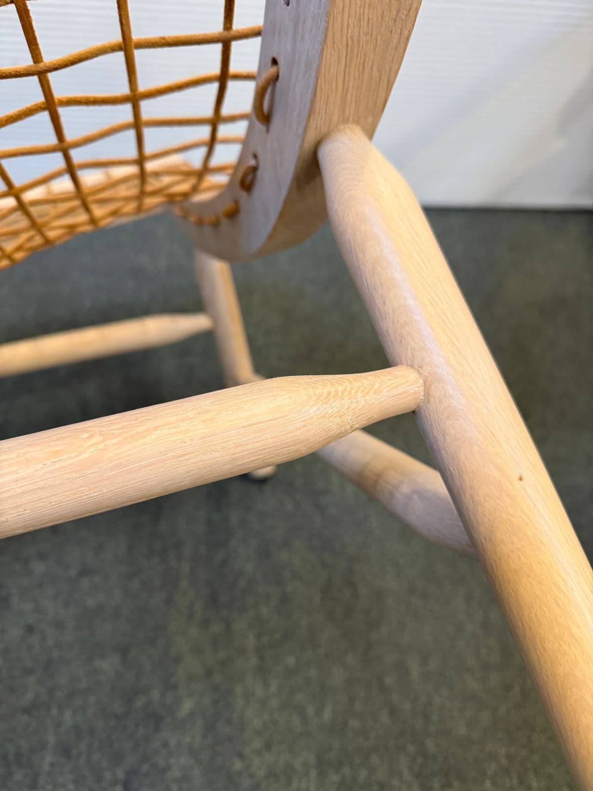 Enzo Berti for Saba Italia Sitar Wood + Rope Chairs, Pair - Thumbnail 11