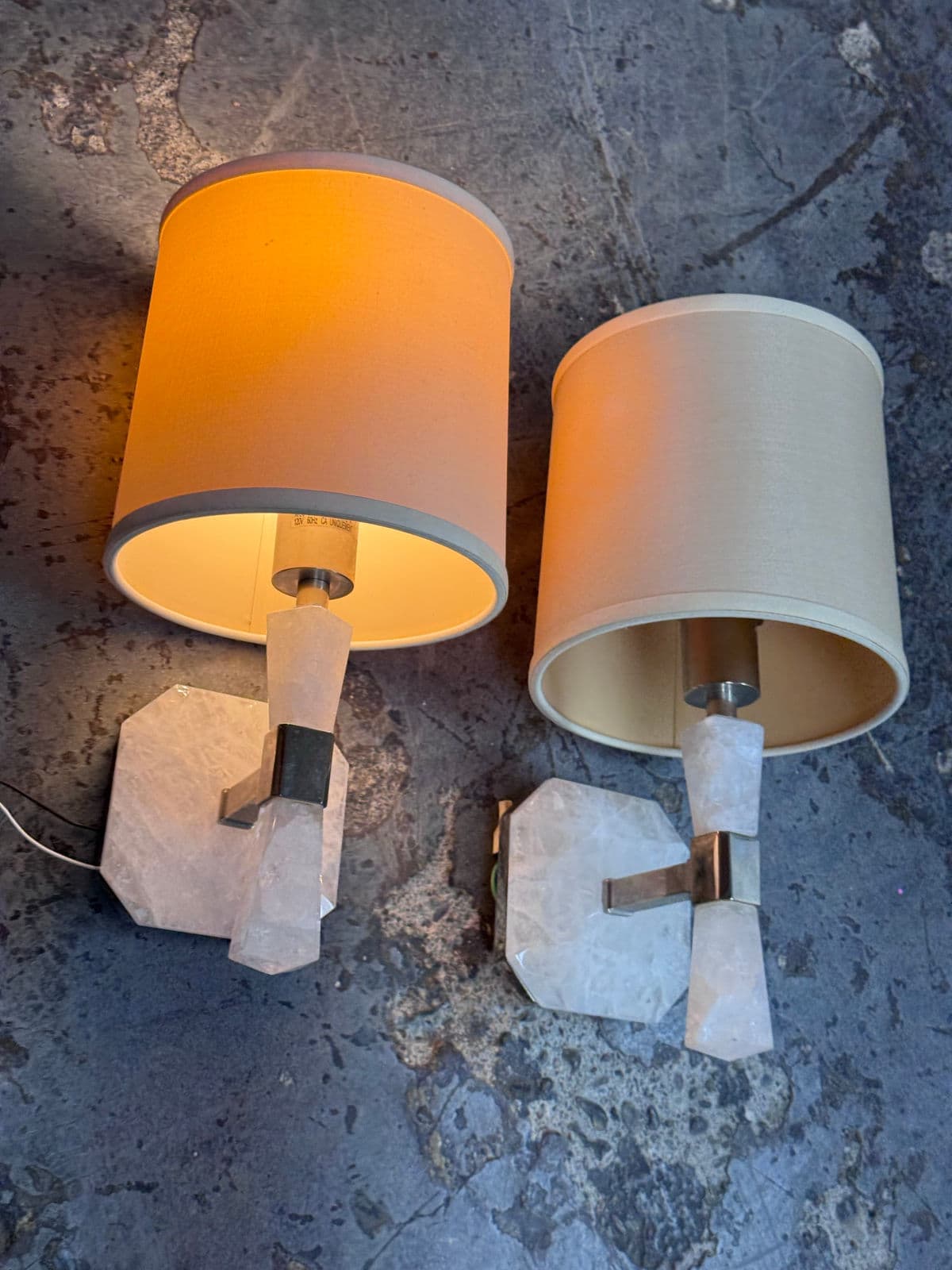 Barbara Barry for Kallista Counterpoint Rock Crystal Wall Sconces, Pair - Thumbnail 7