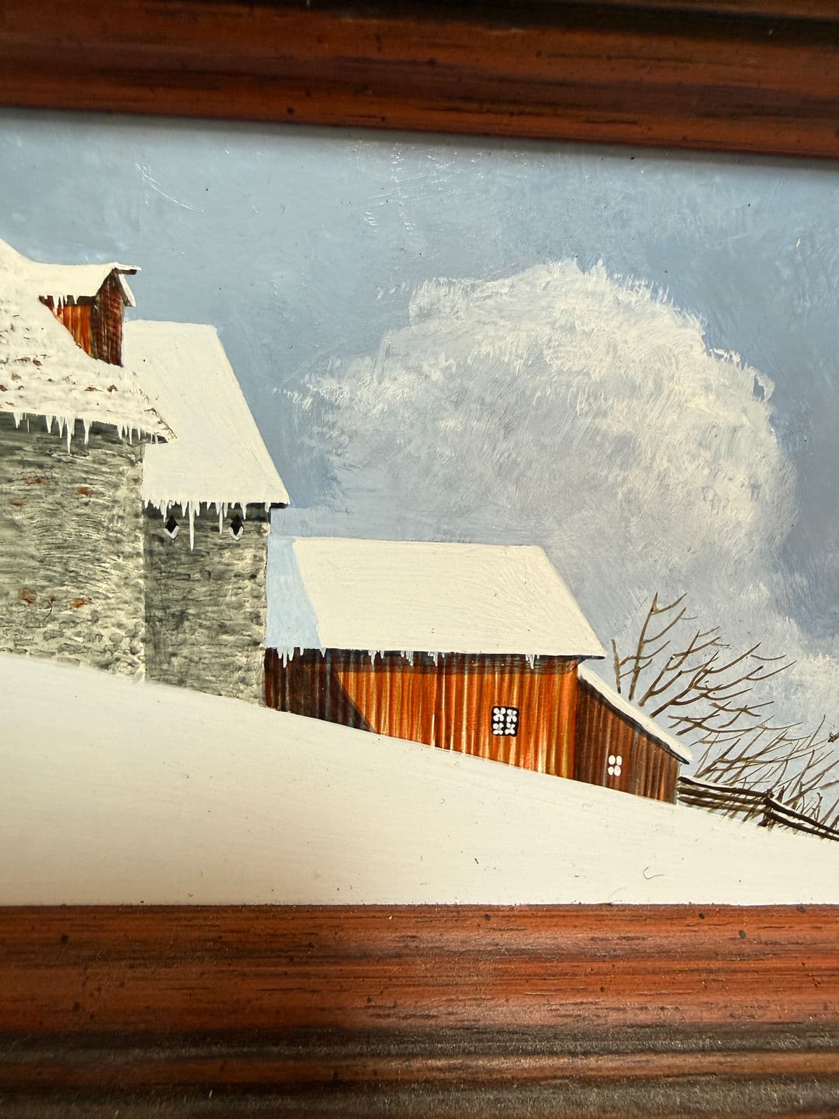 Circa 1977 Steven L. Ball Original Oil Painting, Signed - Thumbnail 10