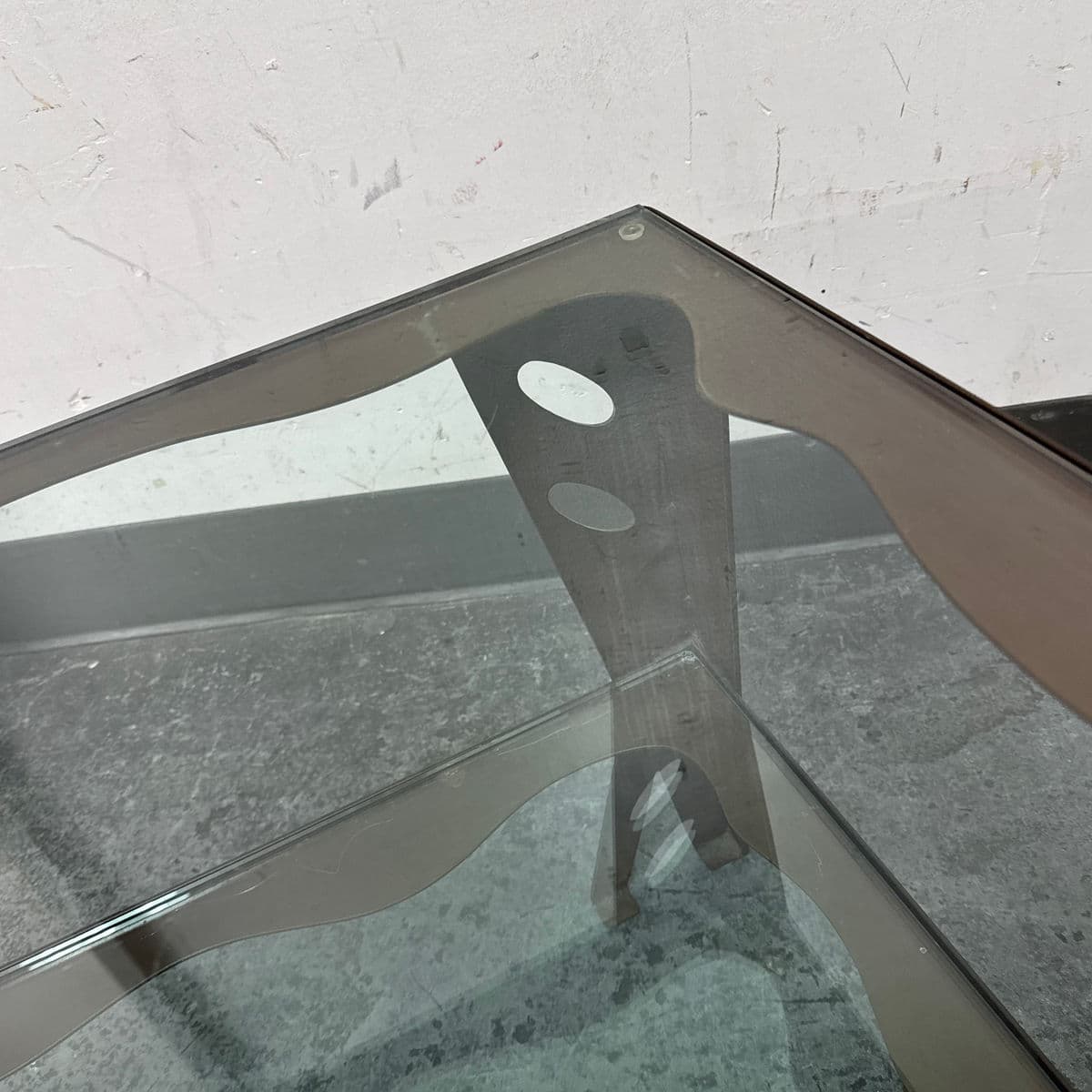 Circa 1997 Gregory Hawthorne Steel Coffee Table, Signed - Thumbnail 13