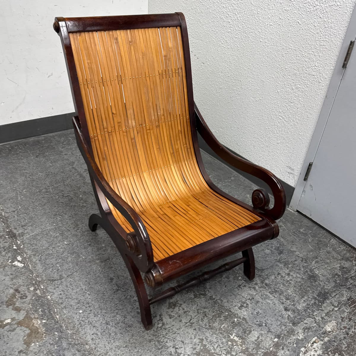 Colombian Bamboo + Mahogany Lounge Chair - Thumbnail 12
