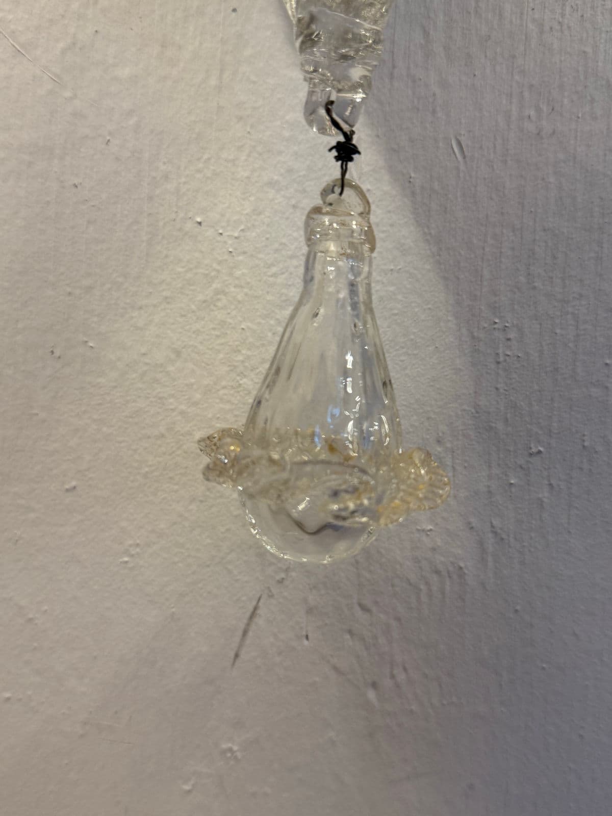 Mid 20th Century Murano Style Glass + Brass Sconce - Thumbnail 13