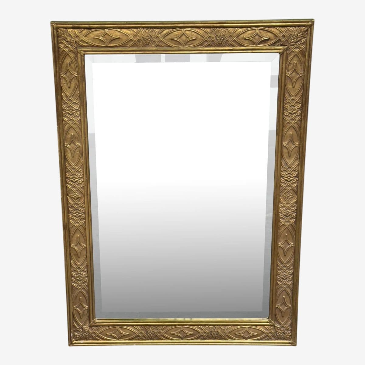Decorative Arts, Inc Gold Framed Wall Mirror - Image 1