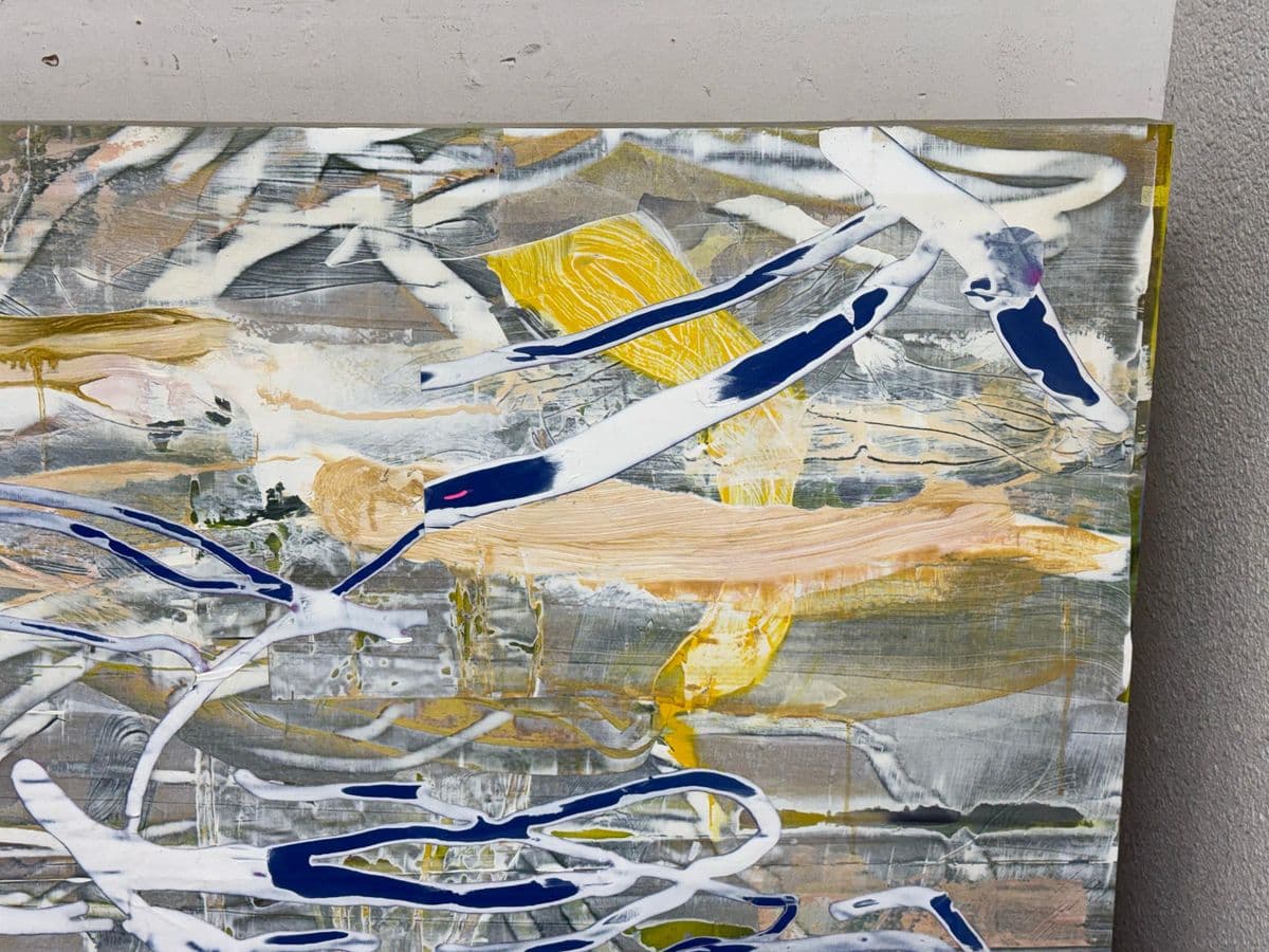 Circa 2020 Karl Klingbiel Original Painting "East Street" - Thumbnail 8