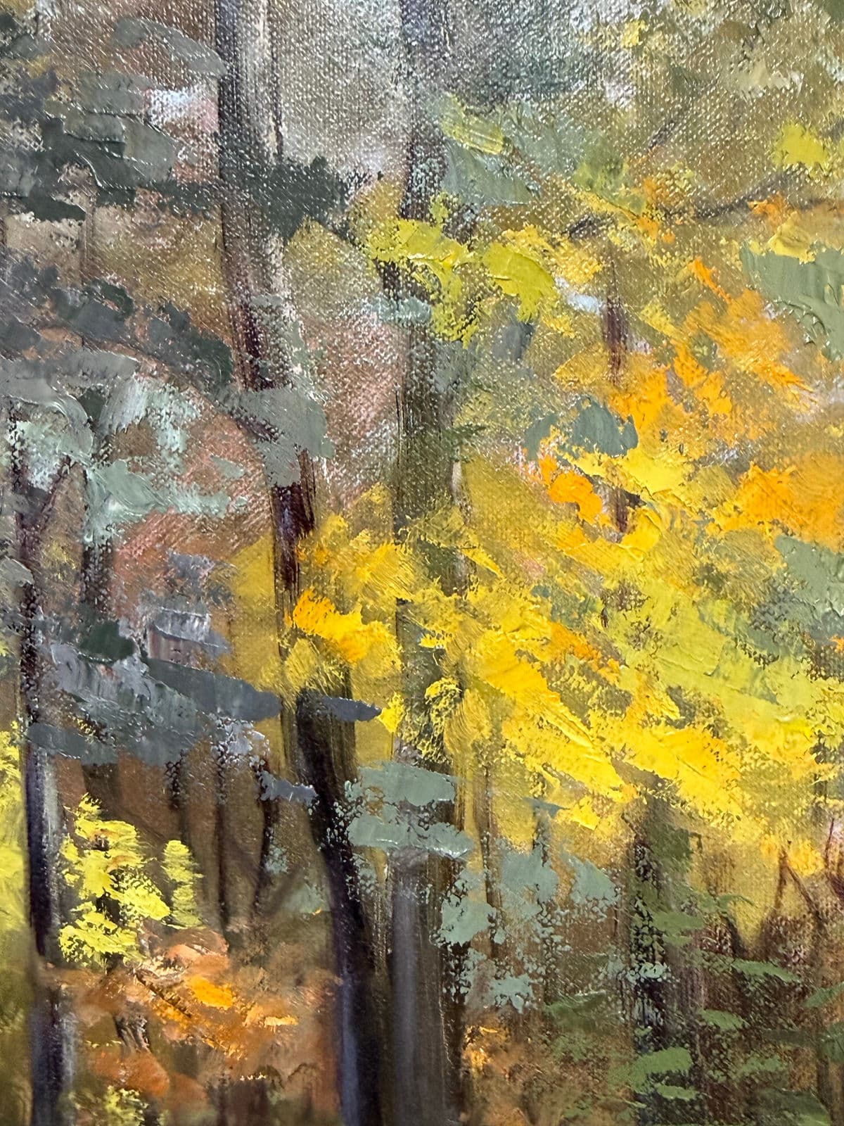 Mid 20th Century Rita Yost Original Landscape Painting, Signed - Thumbnail 7