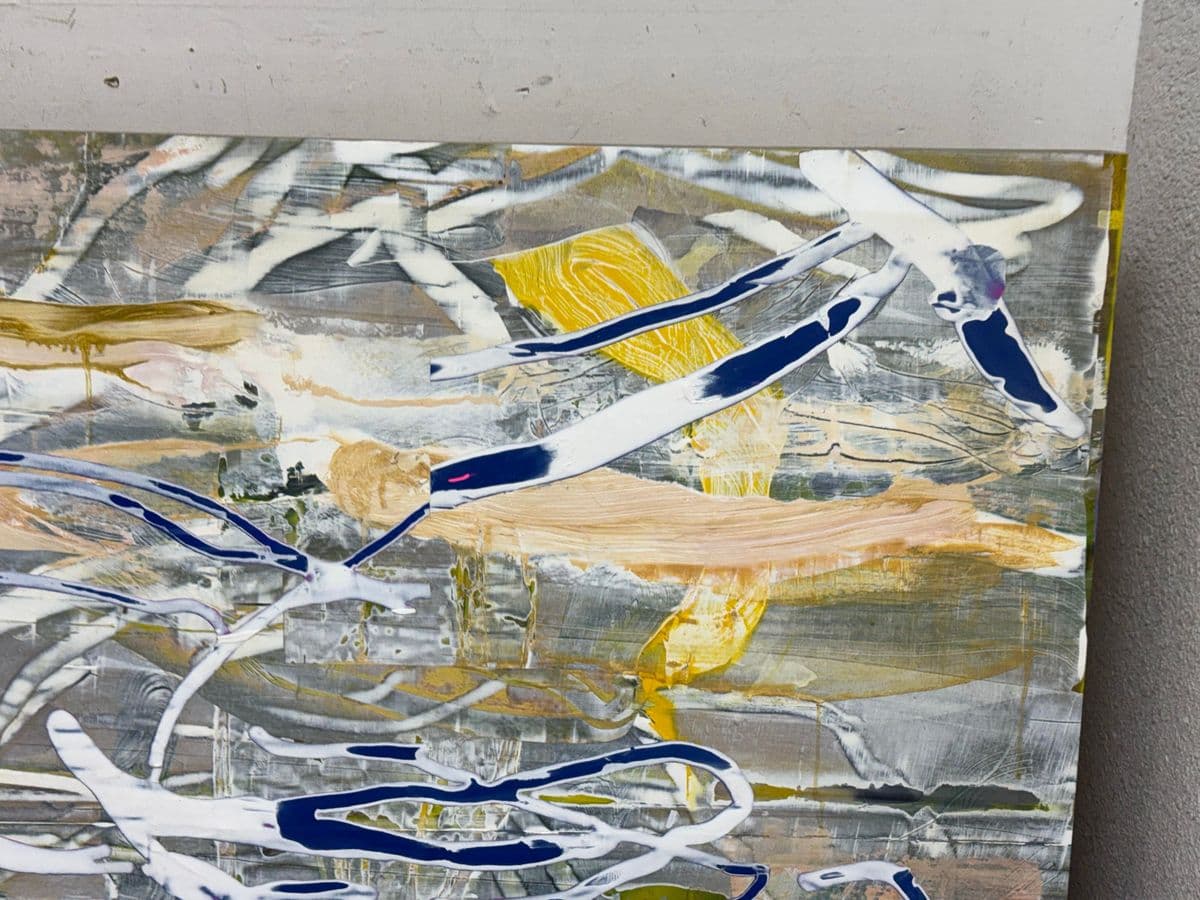 Circa 2020 Karl Klingbiel Original Painting "East Street" - Thumbnail 5