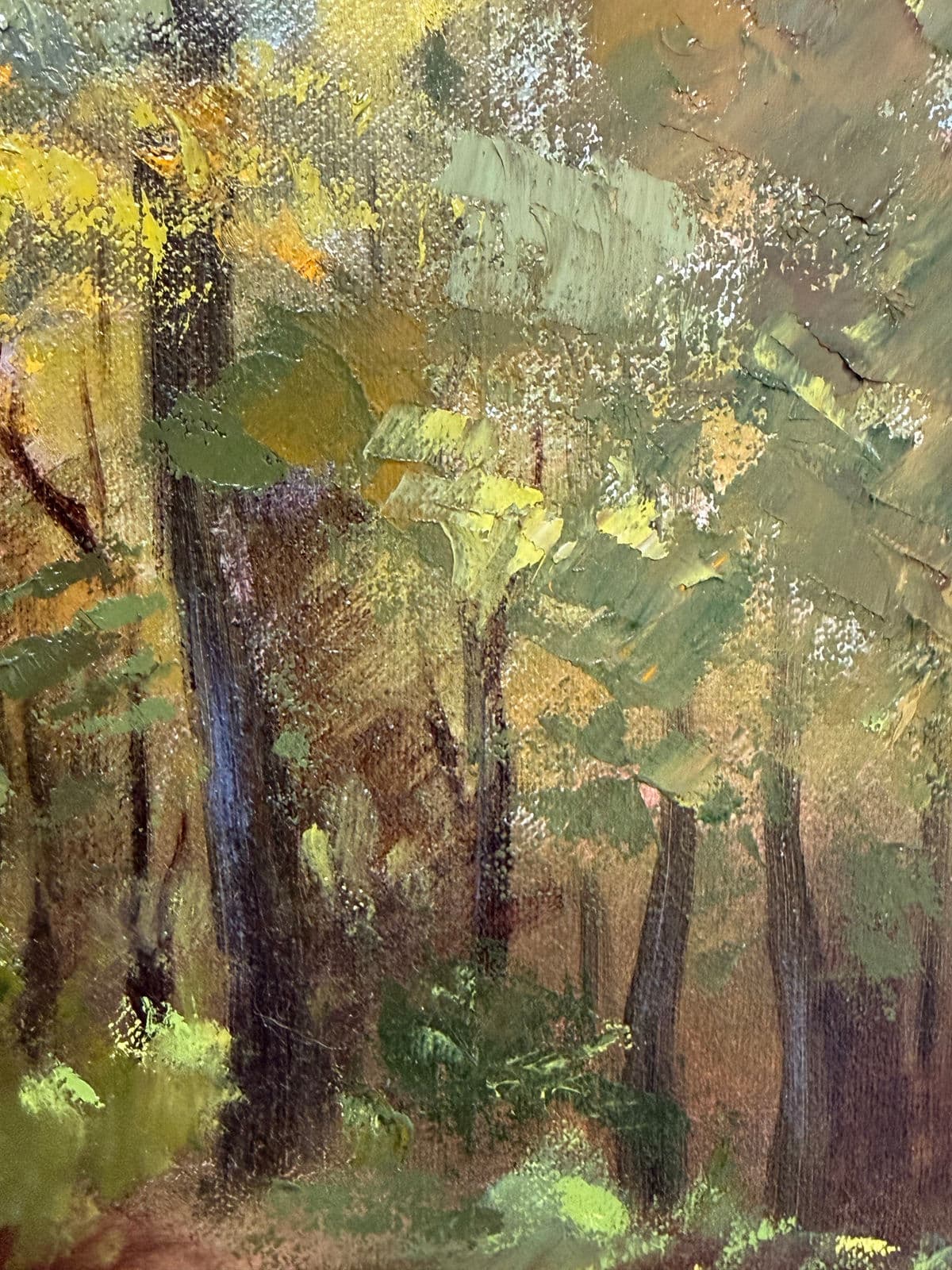 Mid 20th Century Rita Yost Original Landscape Painting, Signed - Thumbnail 8