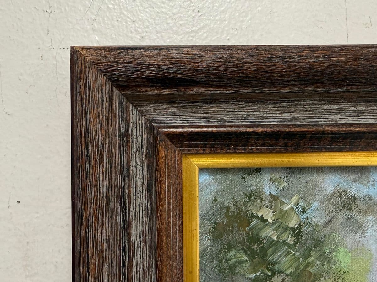 Mid 20th Century Rita Yost Original Landscape Painting, Signed - Thumbnail 5