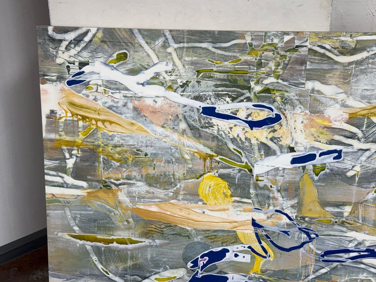 Circa 2020 Karl Klingbiel Original Painting "East Street" - Thumbnail 10