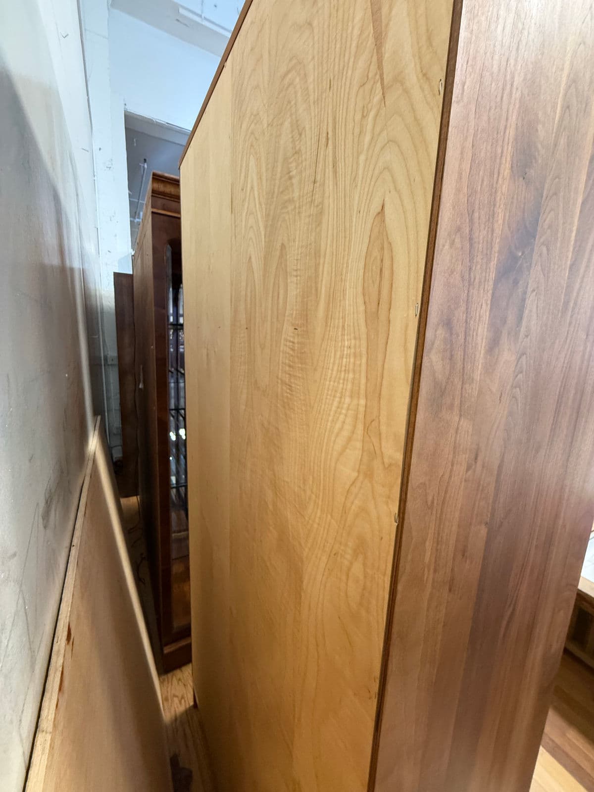 Shell Lake Woodcrafters for Room & Board Linear Walnut Wood Kitchen Hutch - Thumbnail 7