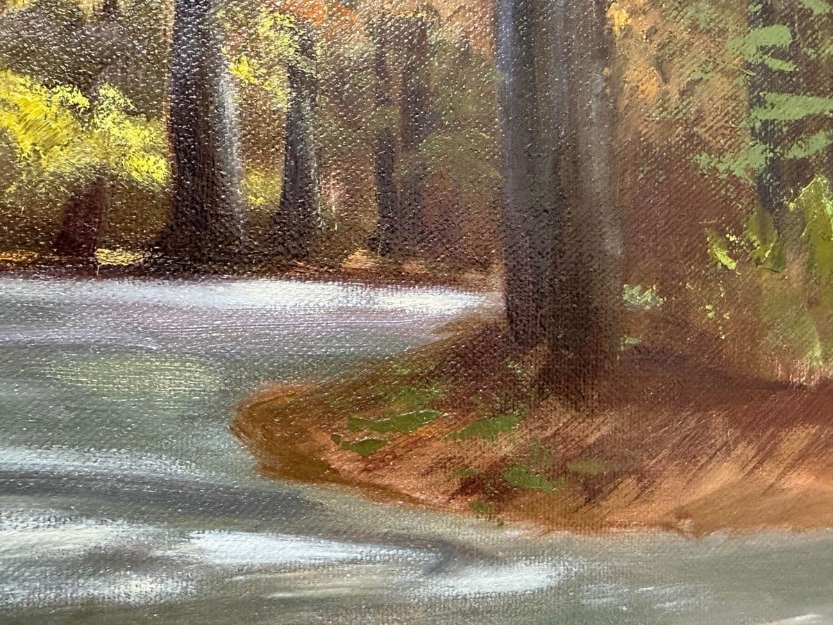 Mid 20th Century Rita Yost Original Landscape Painting, Signed - Thumbnail 10