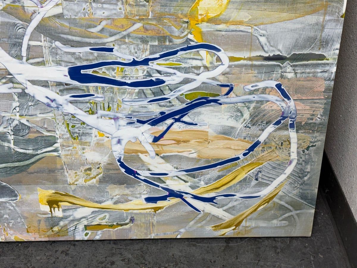 Circa 2020 Karl Klingbiel Original Painting "East Street" - Thumbnail 6