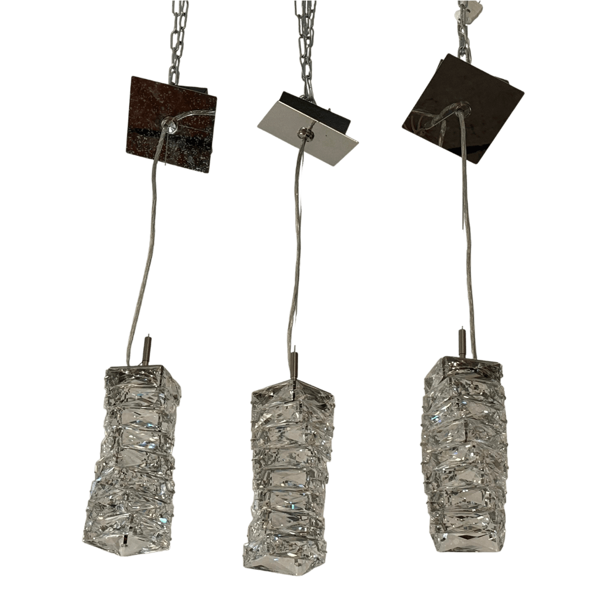 Swarovski Glissando Crystal Mini Pendants, Set of Three - Thumbnail 2