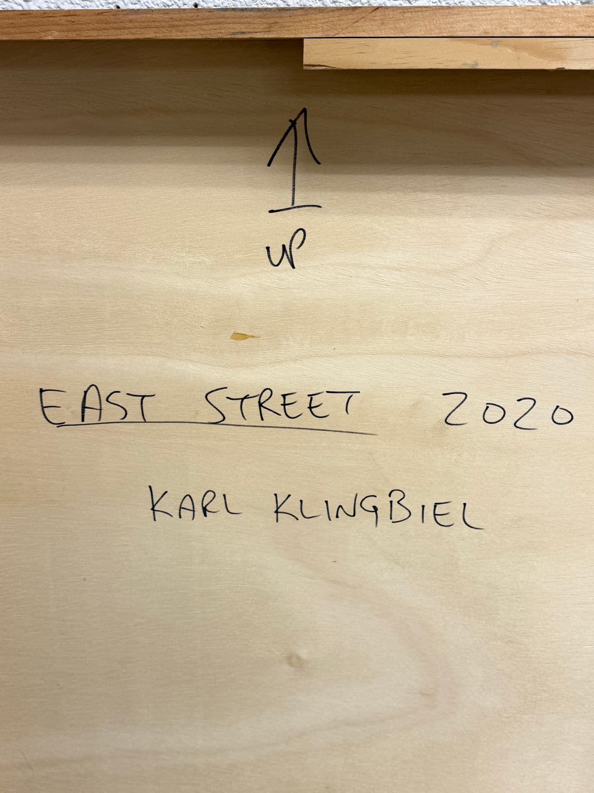 Circa 2020 Karl Klingbiel Original Painting "East Street" - Thumbnail 13