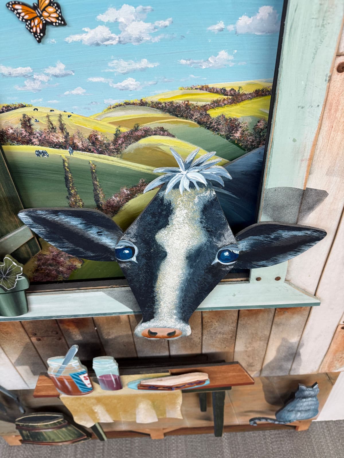 Circa 1988 Stephen Schubert Limited Edition Three Dimensional Giclee Painting - Thumbnail 10