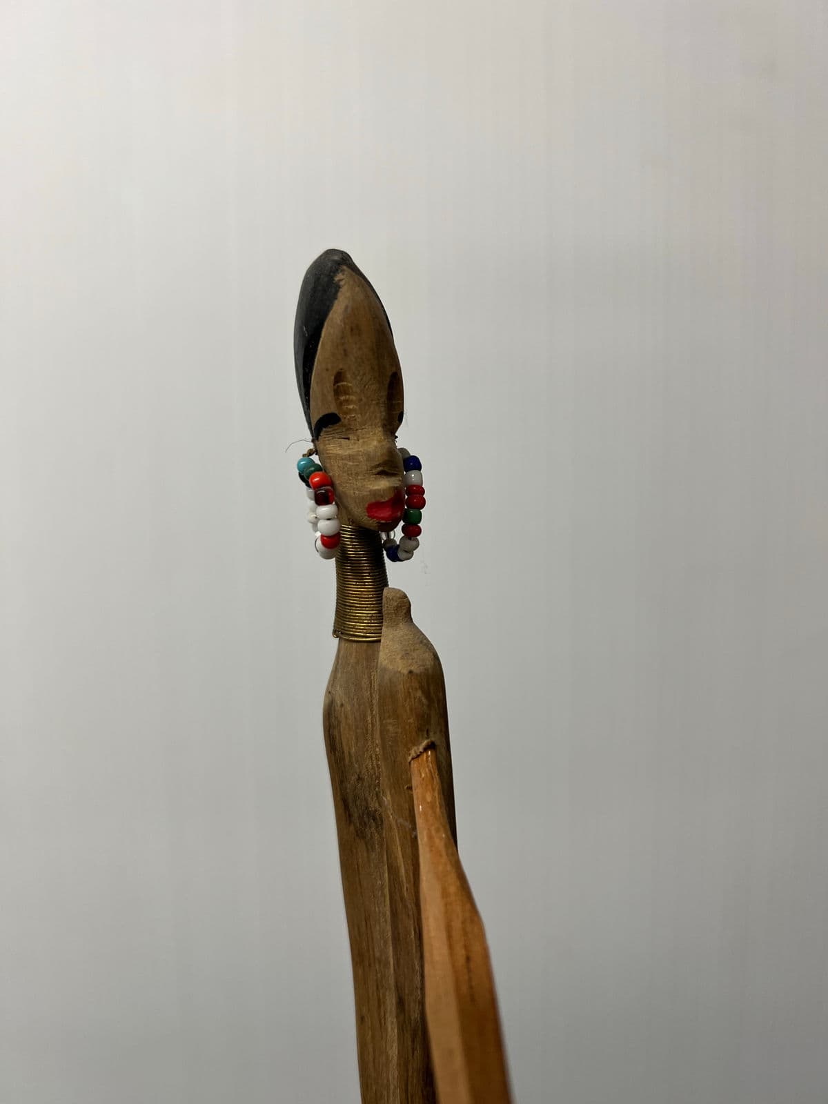 Handcrafted African Female Ndebele Beaded Figures, Pair - Thumbnail 6