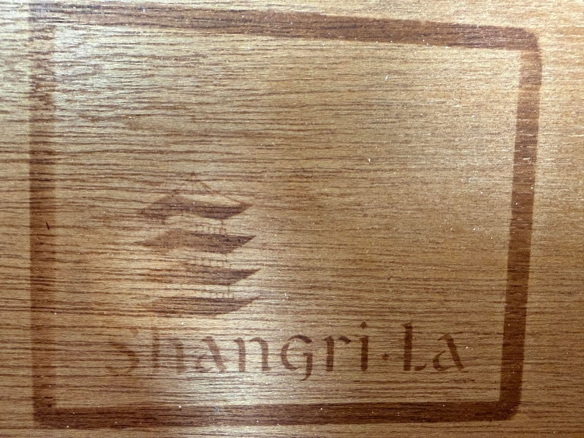 Mid 20th Century Dixie Furniture Shangri-La Chinoiserie Dresser + Mirror - Thumbnail 5