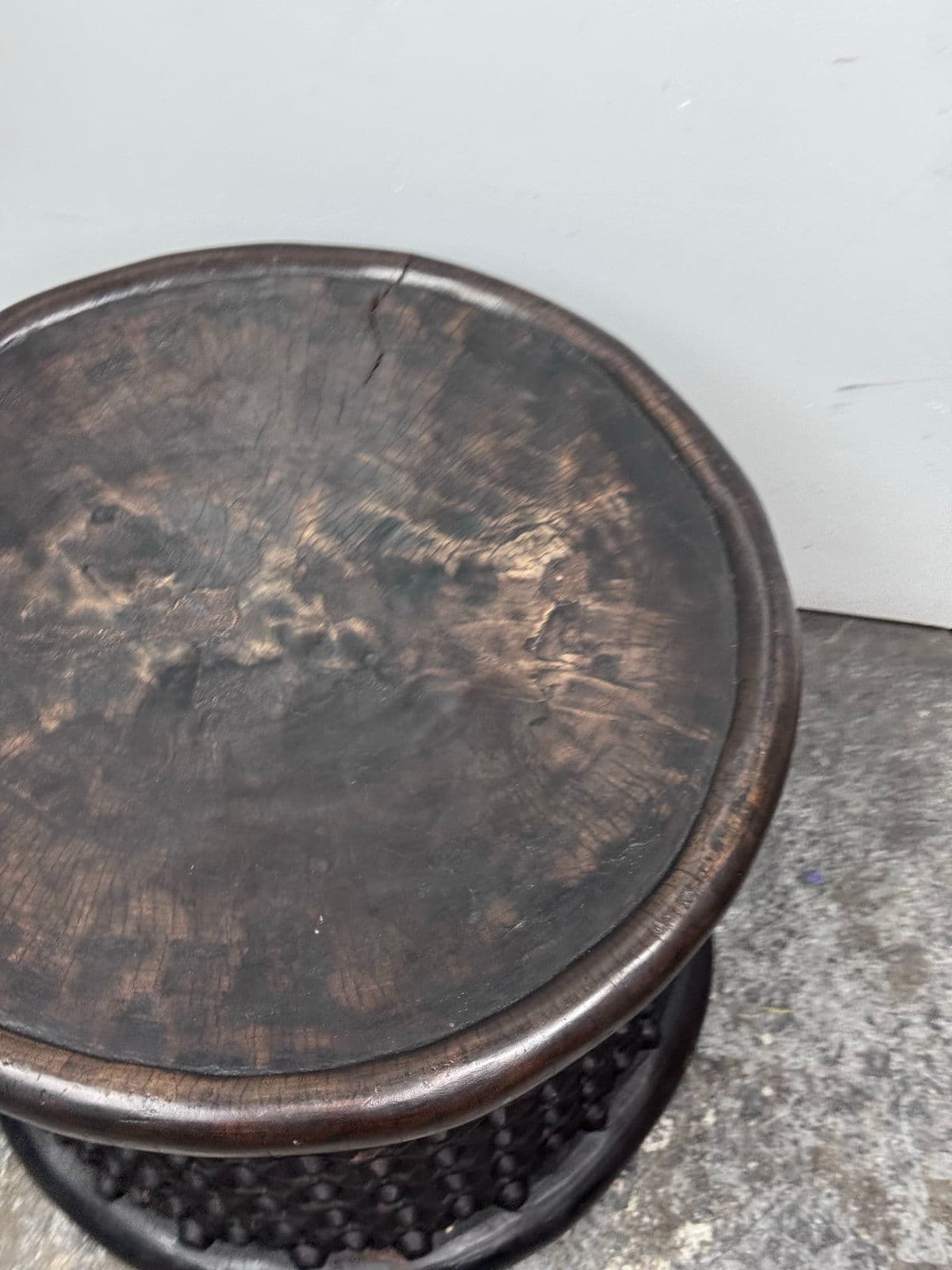 Bamileke King Stool Table - Thumbnail 11