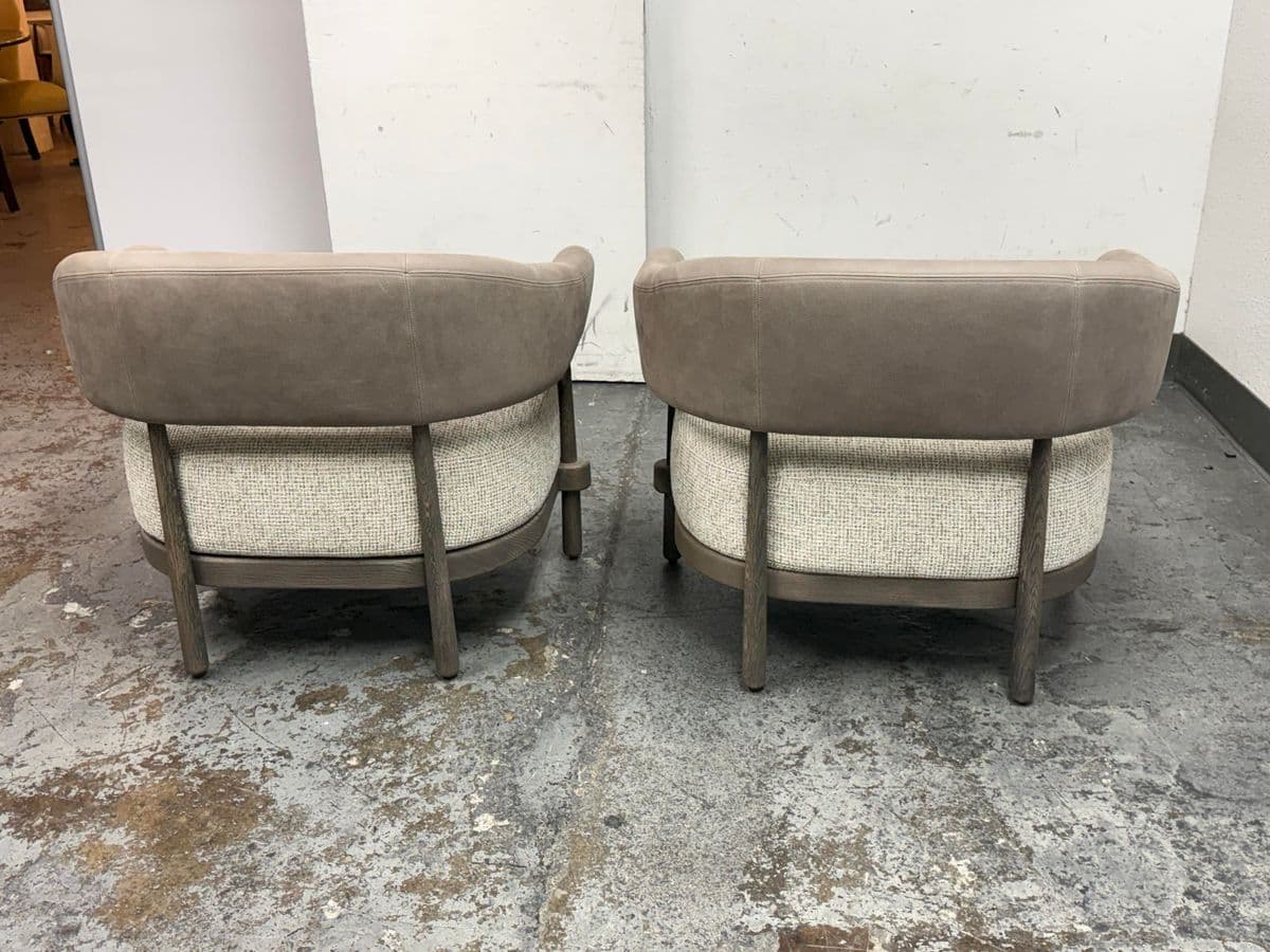 Christophe Delcourt Gum Lounge Chairs, Pair - Thumbnail 6
